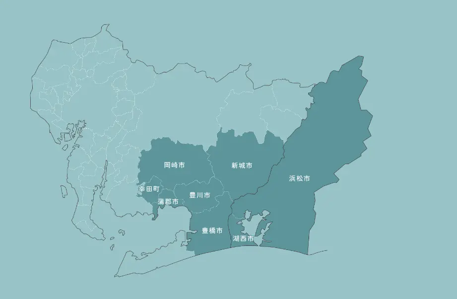 対応エリア地図